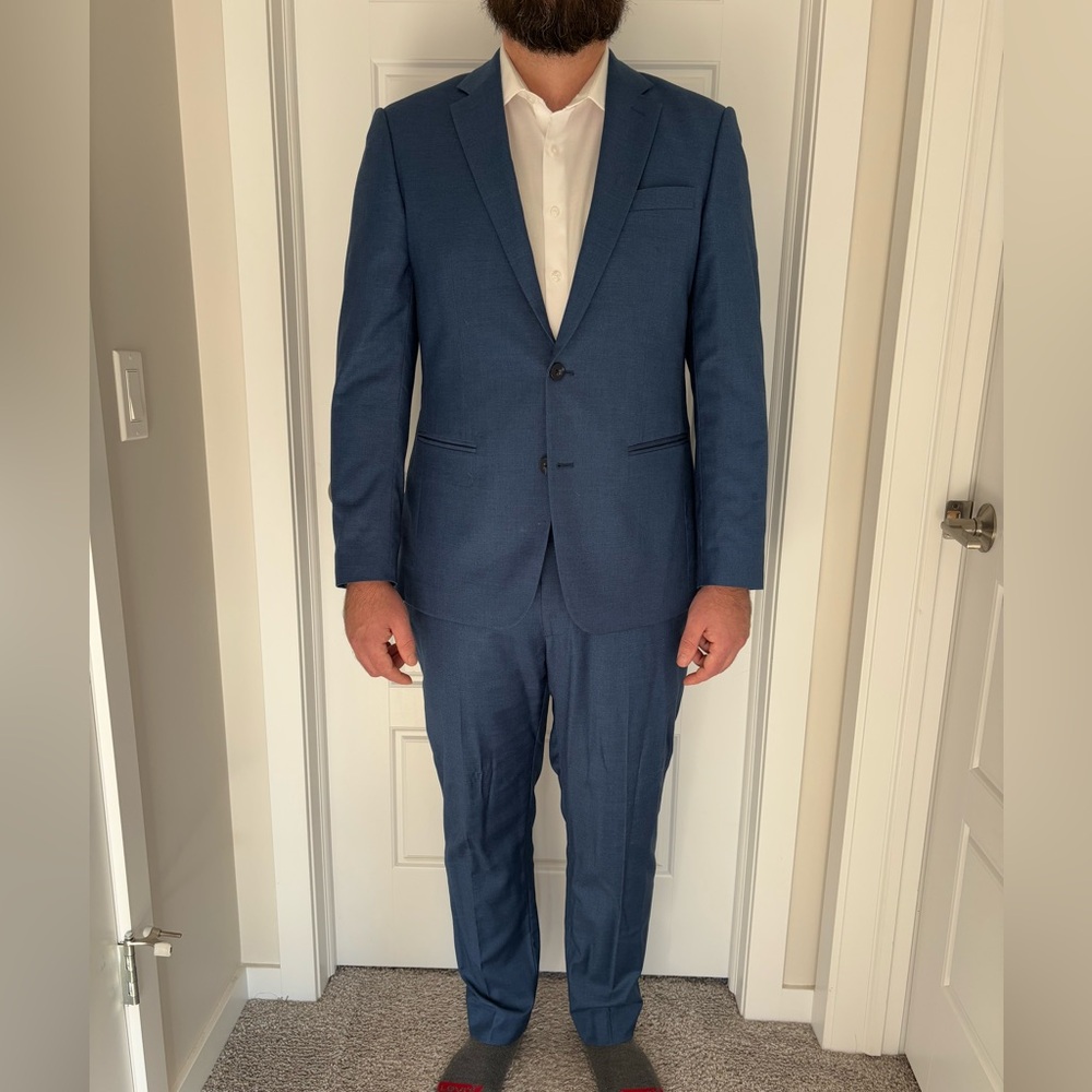 Men’s Blue Slim Fit Suit